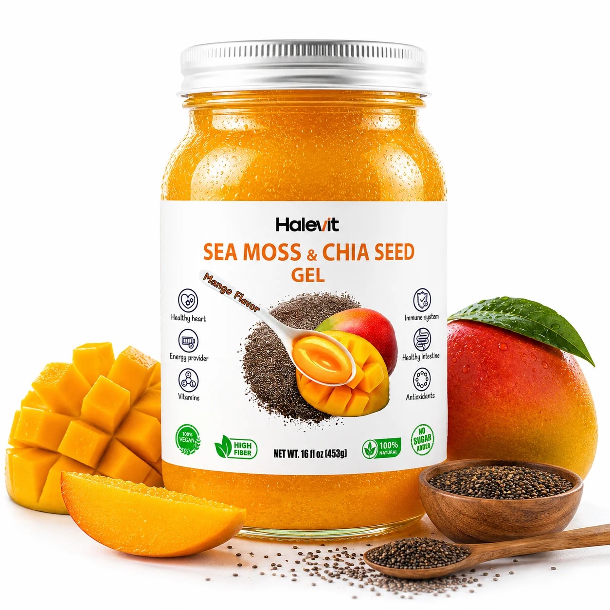 ChatGPT Image 7 мая 2026 г., 18_00_05 — копия Sea Moss & Chia Seed Gel 16oz – Mango Flavor, Natural Blend - Image 1