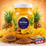 Nutrient-Packed Sea Moss SuperMix – Tropical 5-in-1 Superfood 16 Oz